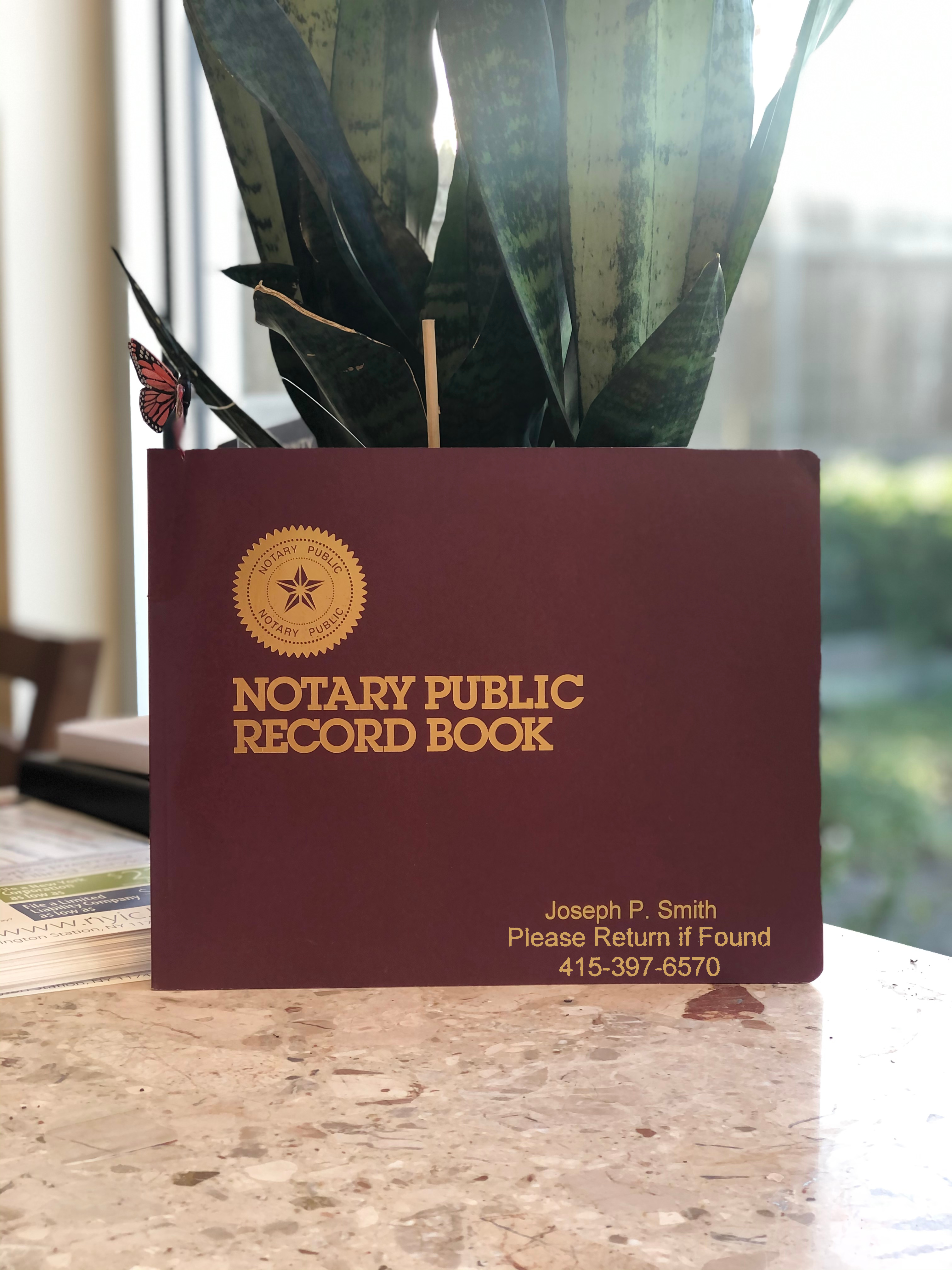 Dome Notary Record Book 3line Custom Soft Cover Notary Public
